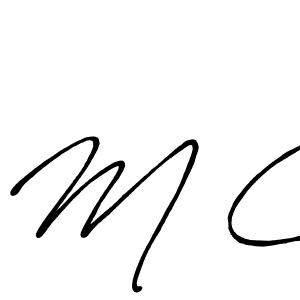 How to make M C name signature. Use Antro_Vectra_Bolder style for creating short signs online. This is the latest handwritten sign. M C signature style 7 images and pictures png