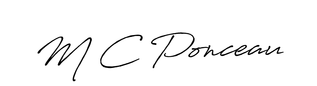 Check out images of Autograph of M C Ponceau name. Actor M C Ponceau Signature Style. Antro_Vectra_Bolder is a professional sign style online. M C Ponceau signature style 7 images and pictures png