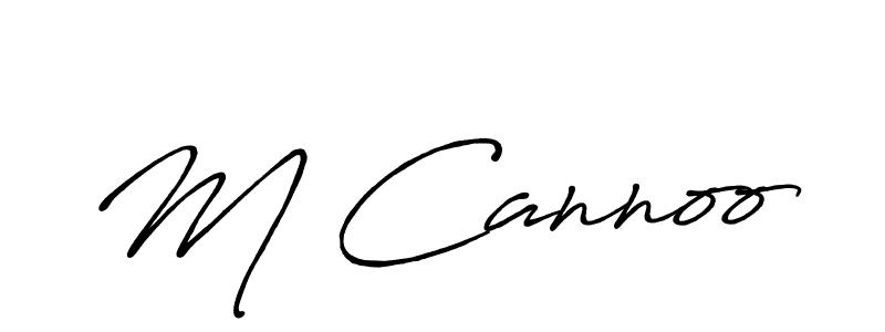It looks lik you need a new signature style for name M Cannoo. Design unique handwritten (Antro_Vectra_Bolder) signature with our free signature maker in just a few clicks. M Cannoo signature style 7 images and pictures png