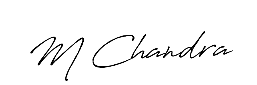 Best and Professional Signature Style for M Chandra. Antro_Vectra_Bolder Best Signature Style Collection. M Chandra signature style 7 images and pictures png