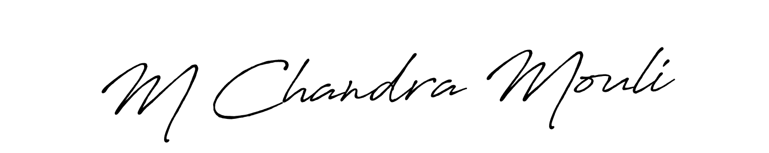 Also You can easily find your signature by using the search form. We will create M Chandra Mouli name handwritten signature images for you free of cost using Antro_Vectra_Bolder sign style. M Chandra Mouli signature style 7 images and pictures png