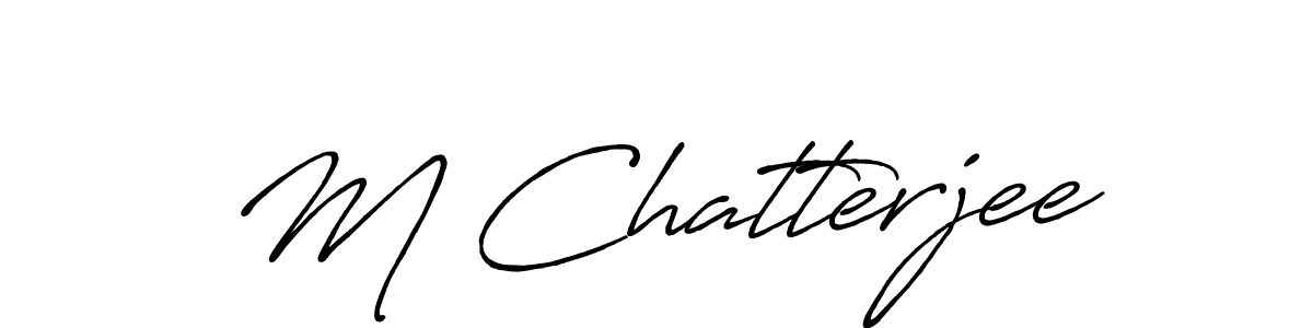 How to Draw M Chatterjee signature style? Antro_Vectra_Bolder is a latest design signature styles for name M Chatterjee. M Chatterjee signature style 7 images and pictures png