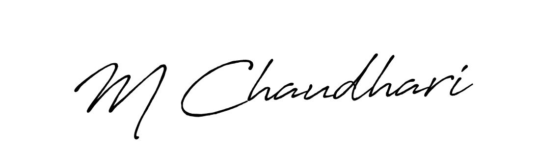 Once you've used our free online signature maker to create your best signature Antro_Vectra_Bolder style, it's time to enjoy all of the benefits that M Chaudhari name signing documents. M Chaudhari signature style 7 images and pictures png