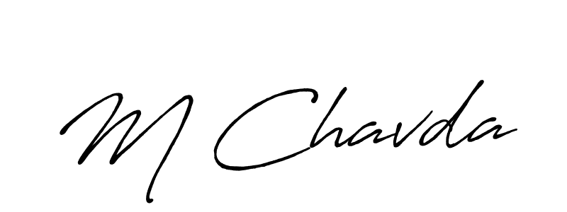 You can use this online signature creator to create a handwritten signature for the name M Chavda. This is the best online autograph maker. M Chavda signature style 7 images and pictures png