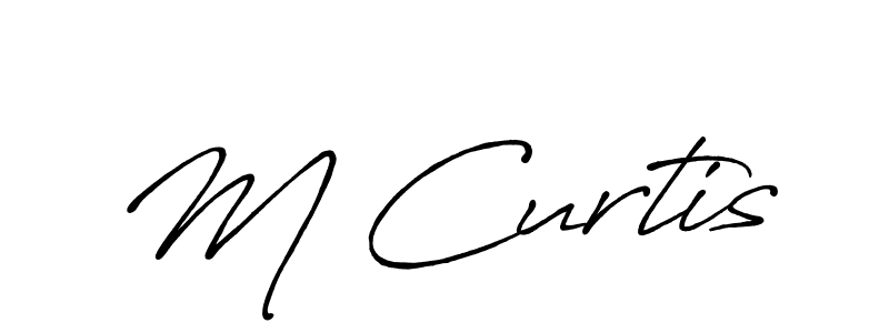 Use a signature maker to create a handwritten signature online. With this signature software, you can design (Antro_Vectra_Bolder) your own signature for name M Curtis. M Curtis signature style 7 images and pictures png
