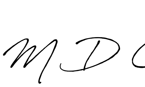 Best and Professional Signature Style for M D C. Antro_Vectra_Bolder Best Signature Style Collection. M D C signature style 7 images and pictures png