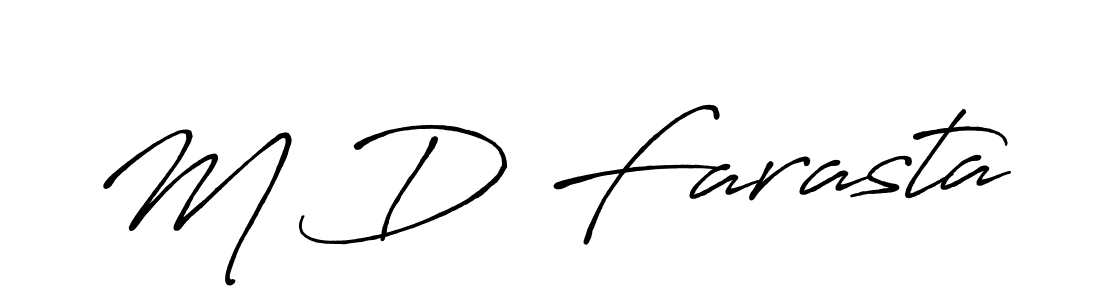 Also You can easily find your signature by using the search form. We will create M D Farasta name handwritten signature images for you free of cost using Antro_Vectra_Bolder sign style. M D Farasta signature style 7 images and pictures png