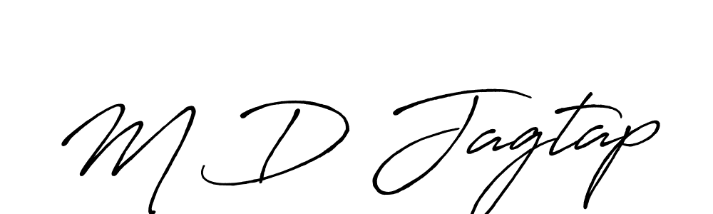 Similarly Antro_Vectra_Bolder is the best handwritten signature design. Signature creator online .You can use it as an online autograph creator for name M D Jagtap. M D Jagtap signature style 7 images and pictures png