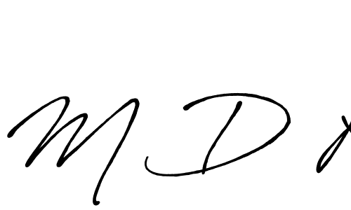 The best way (Antro_Vectra_Bolder) to make a short signature is to pick only two or three words in your name. The name M D K include a total of six letters. For converting this name. M D K signature style 7 images and pictures png