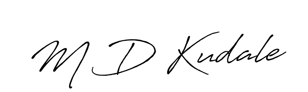 Make a beautiful signature design for name M D Kudale. Use this online signature maker to create a handwritten signature for free. M D Kudale signature style 7 images and pictures png
