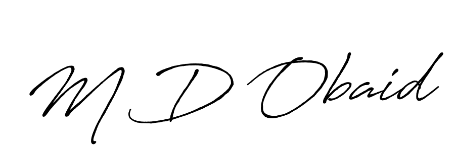 Make a beautiful signature design for name M D Obaid. Use this online signature maker to create a handwritten signature for free. M D Obaid signature style 7 images and pictures png