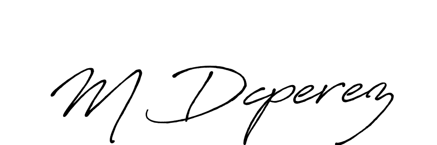 How to make M Dcperez signature? Antro_Vectra_Bolder is a professional autograph style. Create handwritten signature for M Dcperez name. M Dcperez signature style 7 images and pictures png