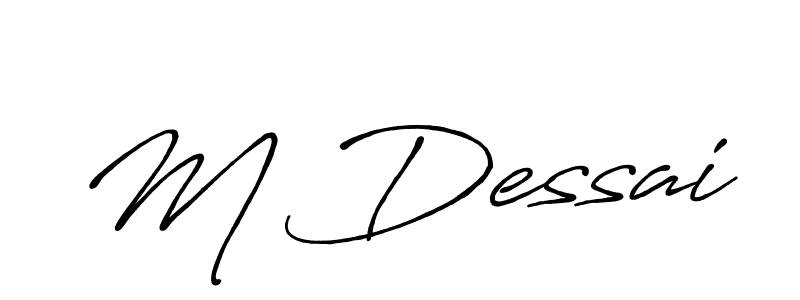 Best and Professional Signature Style for M Dessai. Antro_Vectra_Bolder Best Signature Style Collection. M Dessai signature style 7 images and pictures png