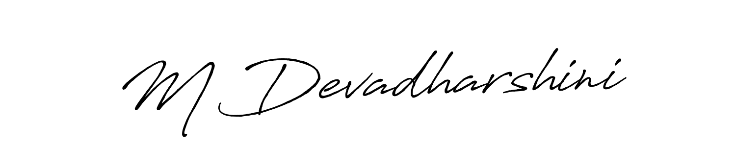 Make a short M Devadharshini signature style. Manage your documents anywhere anytime using Antro_Vectra_Bolder. Create and add eSignatures, submit forms, share and send files easily. M Devadharshini signature style 7 images and pictures png