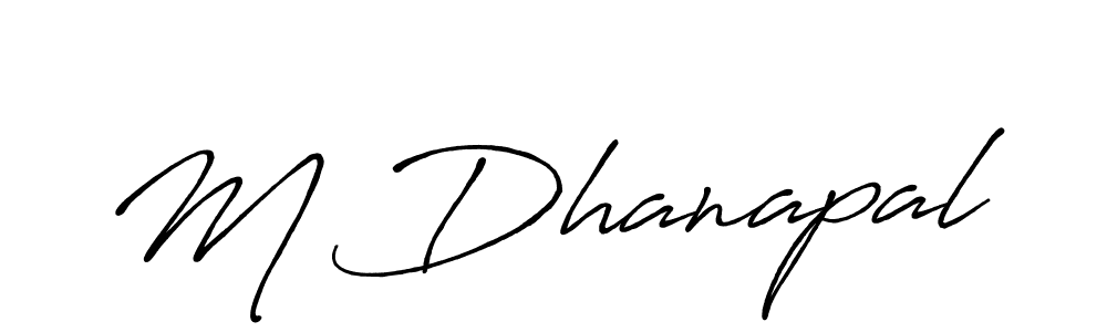 Make a short M Dhanapal signature style. Manage your documents anywhere anytime using Antro_Vectra_Bolder. Create and add eSignatures, submit forms, share and send files easily. M Dhanapal signature style 7 images and pictures png