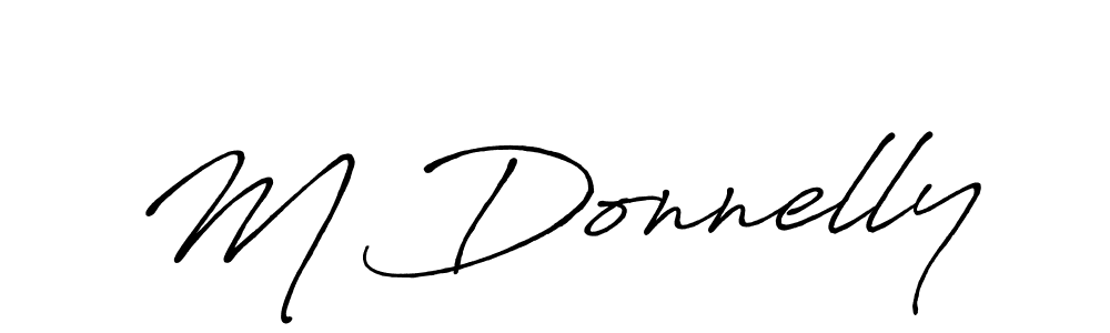 Make a beautiful signature design for name M Donnelly. Use this online signature maker to create a handwritten signature for free. M Donnelly signature style 7 images and pictures png