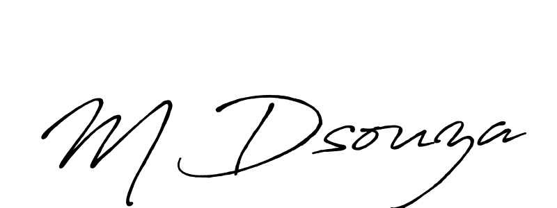 Make a short M Dsouza signature style. Manage your documents anywhere anytime using Antro_Vectra_Bolder. Create and add eSignatures, submit forms, share and send files easily. M Dsouza signature style 7 images and pictures png