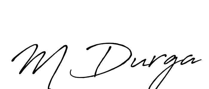 Similarly Antro_Vectra_Bolder is the best handwritten signature design. Signature creator online .You can use it as an online autograph creator for name M Durga. M Durga signature style 7 images and pictures png