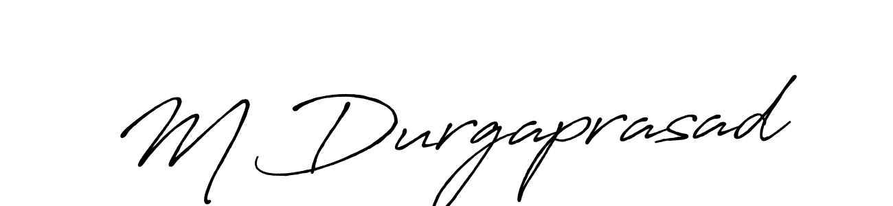 Antro_Vectra_Bolder is a professional signature style that is perfect for those who want to add a touch of class to their signature. It is also a great choice for those who want to make their signature more unique. Get M Durgaprasad name to fancy signature for free. M Durgaprasad signature style 7 images and pictures png