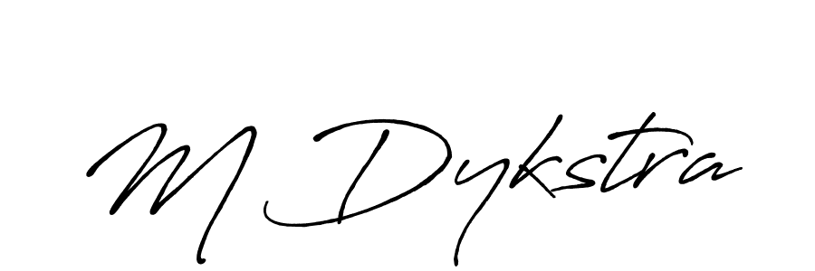 The best way (Antro_Vectra_Bolder) to make a short signature is to pick only two or three words in your name. The name M Dykstra include a total of six letters. For converting this name. M Dykstra signature style 7 images and pictures png