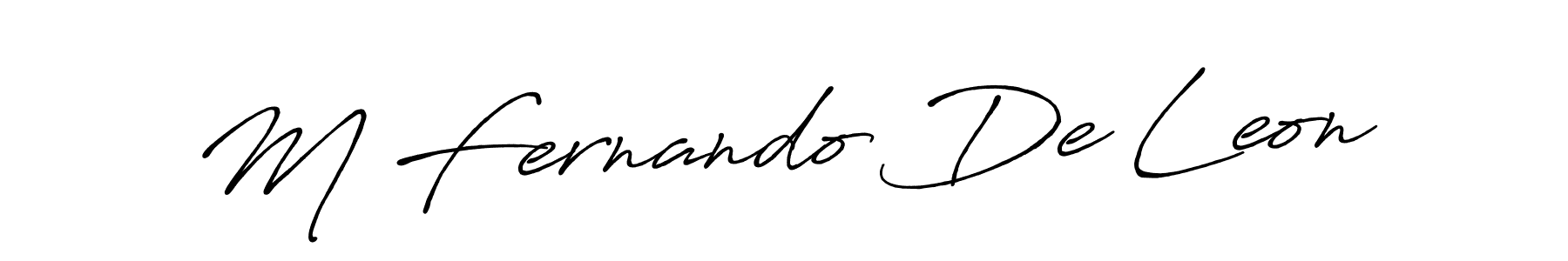 Similarly Antro_Vectra_Bolder is the best handwritten signature design. Signature creator online .You can use it as an online autograph creator for name M Fernando De Leon. M Fernando De Leon signature style 7 images and pictures png