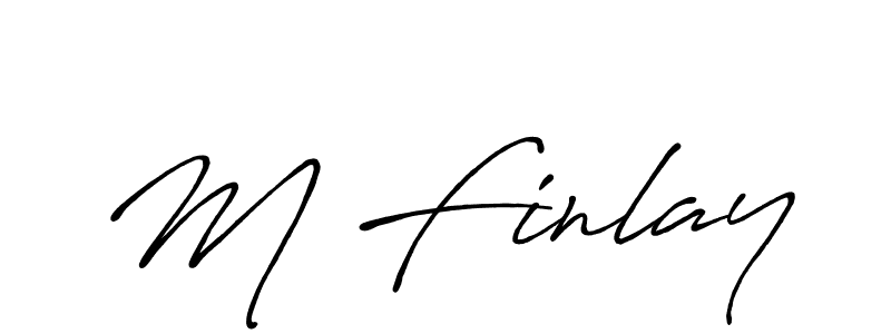 Once you've used our free online signature maker to create your best signature Antro_Vectra_Bolder style, it's time to enjoy all of the benefits that M Finlay name signing documents. M Finlay signature style 7 images and pictures png