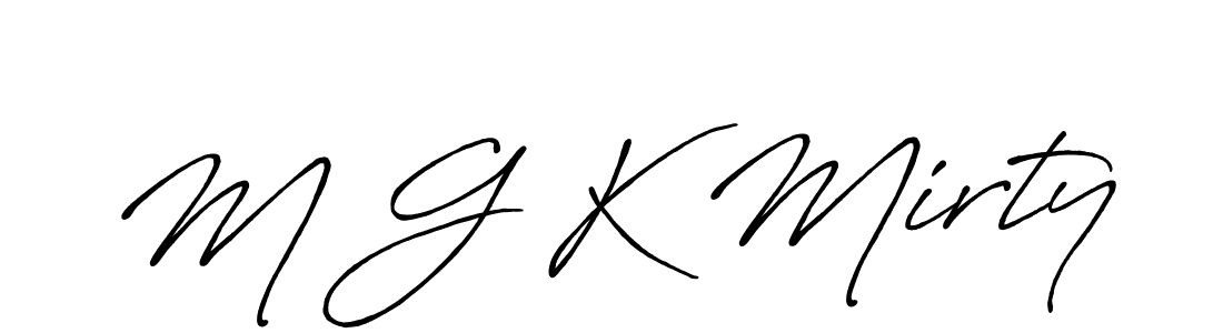 Best and Professional Signature Style for M G K Mirty. Antro_Vectra_Bolder Best Signature Style Collection. M G K Mirty signature style 7 images and pictures png