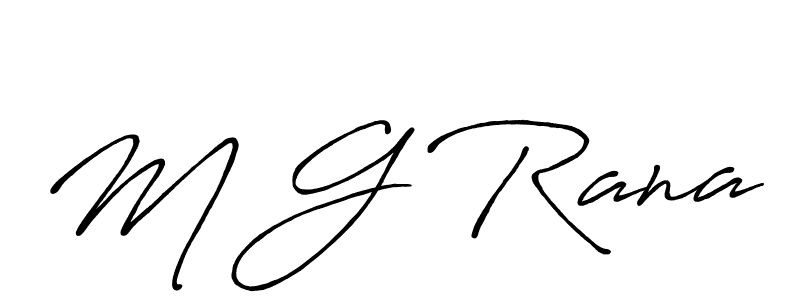 Here are the top 10 professional signature styles for the name M G Rana. These are the best autograph styles you can use for your name. M G Rana signature style 7 images and pictures png