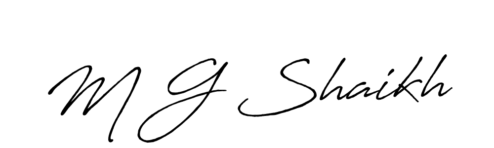 You can use this online signature creator to create a handwritten signature for the name M G Shaikh. This is the best online autograph maker. M G Shaikh signature style 7 images and pictures png