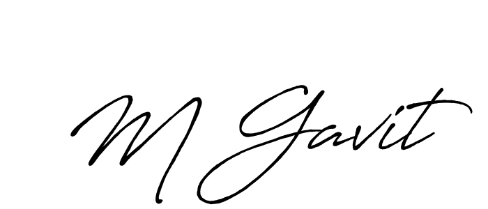 The best way (Antro_Vectra_Bolder) to make a short signature is to pick only two or three words in your name. The name M Gavit include a total of six letters. For converting this name. M Gavit signature style 7 images and pictures png