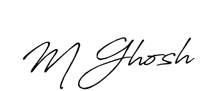 It looks lik you need a new signature style for name M Ghosh. Design unique handwritten (Antro_Vectra_Bolder) signature with our free signature maker in just a few clicks. M Ghosh signature style 7 images and pictures png