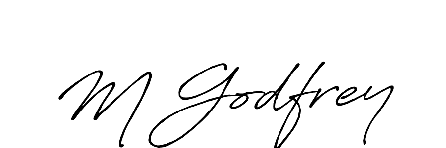 Antro_Vectra_Bolder is a professional signature style that is perfect for those who want to add a touch of class to their signature. It is also a great choice for those who want to make their signature more unique. Get M Godfrey name to fancy signature for free. M Godfrey signature style 7 images and pictures png