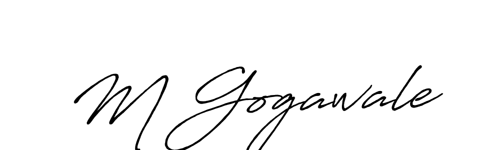 You can use this online signature creator to create a handwritten signature for the name M Gogawale. This is the best online autograph maker. M Gogawale signature style 7 images and pictures png