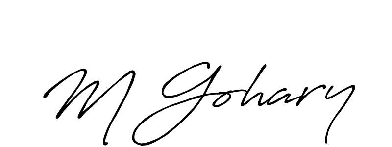 You can use this online signature creator to create a handwritten signature for the name M Gohary. This is the best online autograph maker. M Gohary signature style 7 images and pictures png