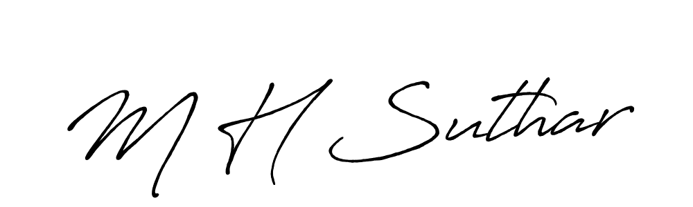 This is the best signature style for the M H Suthar name. Also you like these signature font (Antro_Vectra_Bolder). Mix name signature. M H Suthar signature style 7 images and pictures png