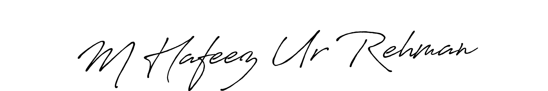This is the best signature style for the M Hafeez Ur Rehman name. Also you like these signature font (Antro_Vectra_Bolder). Mix name signature. M Hafeez Ur Rehman signature style 7 images and pictures png