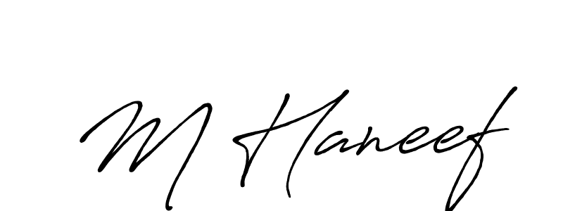 It looks lik you need a new signature style for name M Haneef. Design unique handwritten (Antro_Vectra_Bolder) signature with our free signature maker in just a few clicks. M Haneef signature style 7 images and pictures png