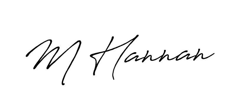 Make a beautiful signature design for name M Hannan. Use this online signature maker to create a handwritten signature for free. M Hannan signature style 7 images and pictures png