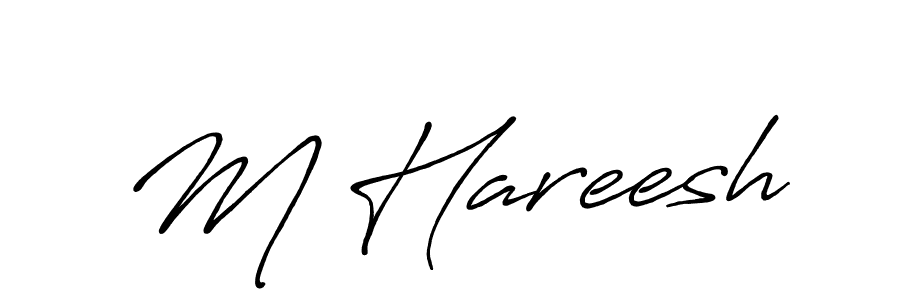Also You can easily find your signature by using the search form. We will create M Hareesh name handwritten signature images for you free of cost using Antro_Vectra_Bolder sign style. M Hareesh signature style 7 images and pictures png