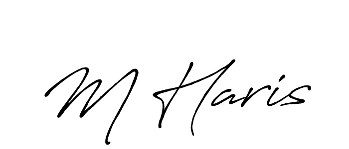 How to Draw M Haris signature style? Antro_Vectra_Bolder is a latest design signature styles for name M Haris. M Haris signature style 7 images and pictures png