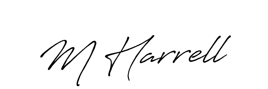 It looks lik you need a new signature style for name M Harrell. Design unique handwritten (Antro_Vectra_Bolder) signature with our free signature maker in just a few clicks. M Harrell signature style 7 images and pictures png