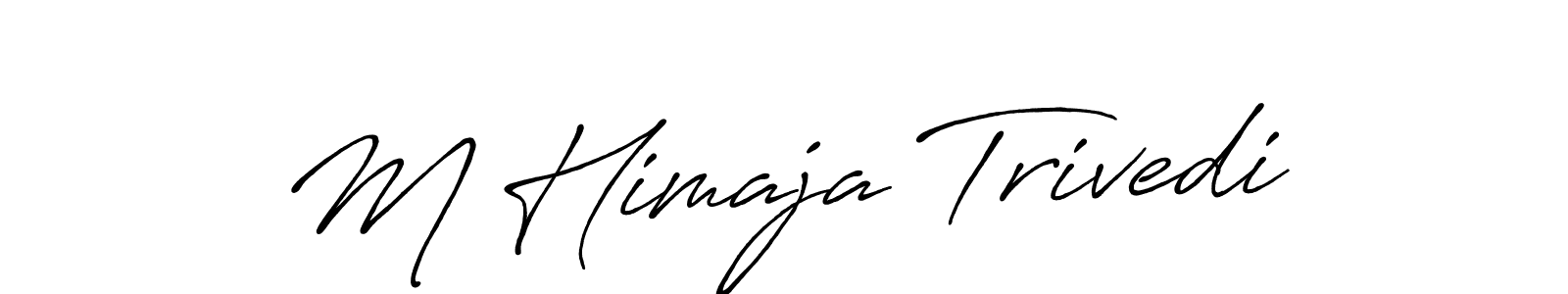 Similarly Antro_Vectra_Bolder is the best handwritten signature design. Signature creator online .You can use it as an online autograph creator for name M Himaja Trivedi. M Himaja Trivedi signature style 7 images and pictures png