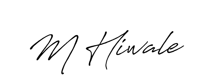 You can use this online signature creator to create a handwritten signature for the name M Hiwale. This is the best online autograph maker. M Hiwale signature style 7 images and pictures png