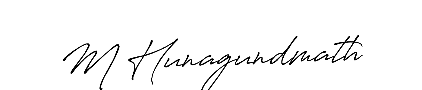How to make M Hunagundmath name signature. Use Antro_Vectra_Bolder style for creating short signs online. This is the latest handwritten sign. M Hunagundmath signature style 7 images and pictures png