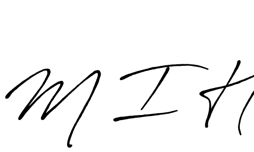 Here are the top 10 professional signature styles for the name M I H. These are the best autograph styles you can use for your name. M I H signature style 7 images and pictures png