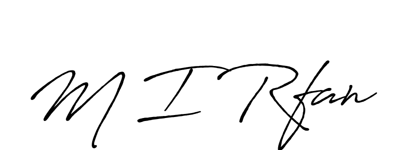 Make a beautiful signature design for name M I Rfan. Use this online signature maker to create a handwritten signature for free. M I Rfan signature style 7 images and pictures png