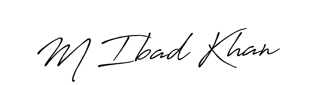 Once you've used our free online signature maker to create your best signature Antro_Vectra_Bolder style, it's time to enjoy all of the benefits that M Ibad Khan name signing documents. M Ibad Khan signature style 7 images and pictures png