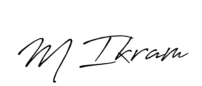 This is the best signature style for the M Ikram name. Also you like these signature font (Antro_Vectra_Bolder). Mix name signature. M Ikram signature style 7 images and pictures png