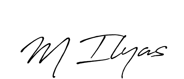 Similarly Antro_Vectra_Bolder is the best handwritten signature design. Signature creator online .You can use it as an online autograph creator for name M Ilyas. M Ilyas signature style 7 images and pictures png