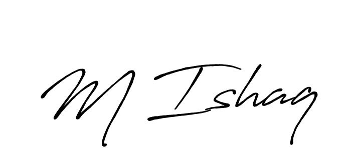Here are the top 10 professional signature styles for the name M Ishaq. These are the best autograph styles you can use for your name. M Ishaq signature style 7 images and pictures png